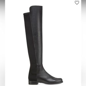 Stuart Weitzman 5050 boot in black leather, size 8.5